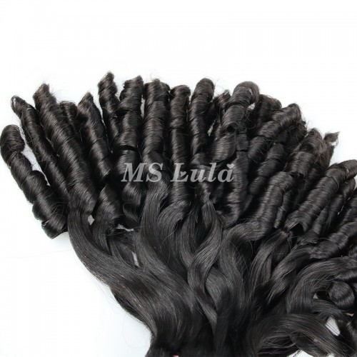 Double Drawn Rose Curly Virgin Human Hair Bundles With 4x4 Lace Closure | Human Hair Wig | Lace Front